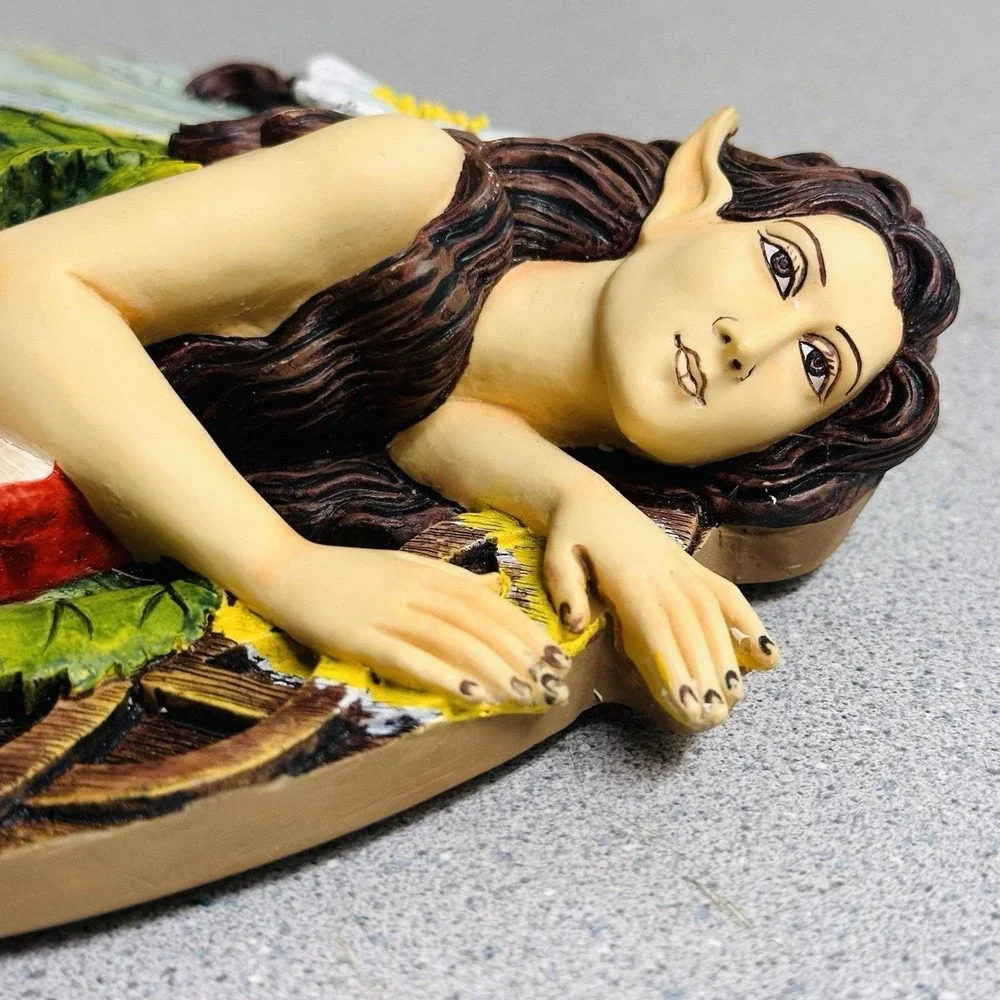 Apple Tree Fairy Plaque Hanging Wall Decor Handcrafted By SASO 2010